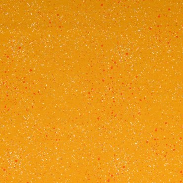 Jersey Stoffe bunte Punkte Tupfen Kombistoff Colour Splashes honig-senf-gelb