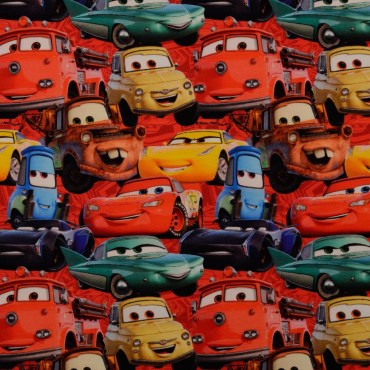 Jersey Stoffe Disney Cars Autos 