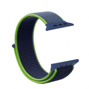 Loop Armband Sport für Apple Watch neonlimette Neon Limette blau grün 38mm / 40mm  / 41mm