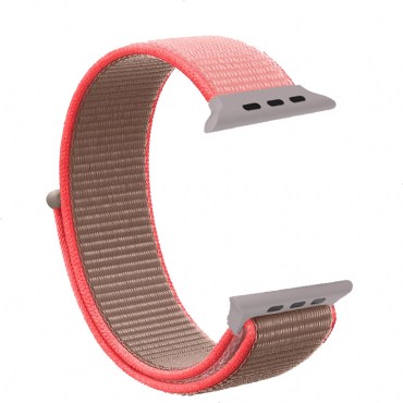 Loop Armband Sport für Apple Watch neon Pink 42mm / 44mm / 45mm / 49mm