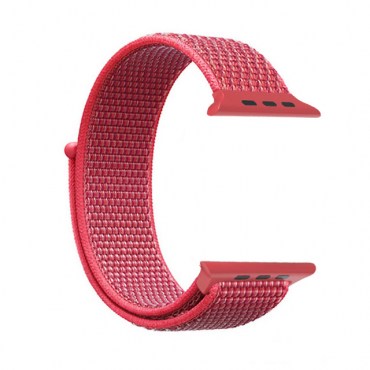 Loop Armband Sport für Apple Watch Hibiscus Rot 42mm / 44mm / 45mm / 49mm
