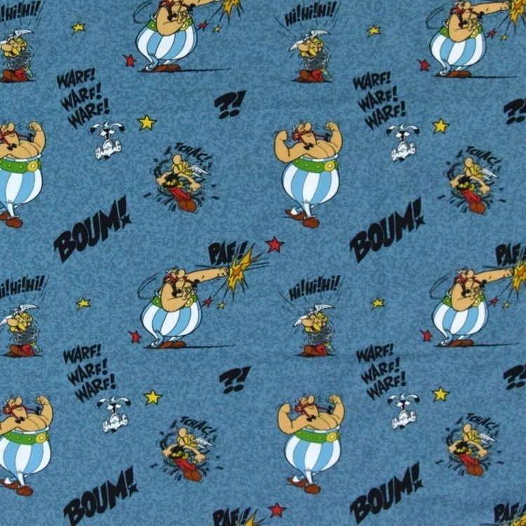 Jersey Stoff Asterix und Obelix