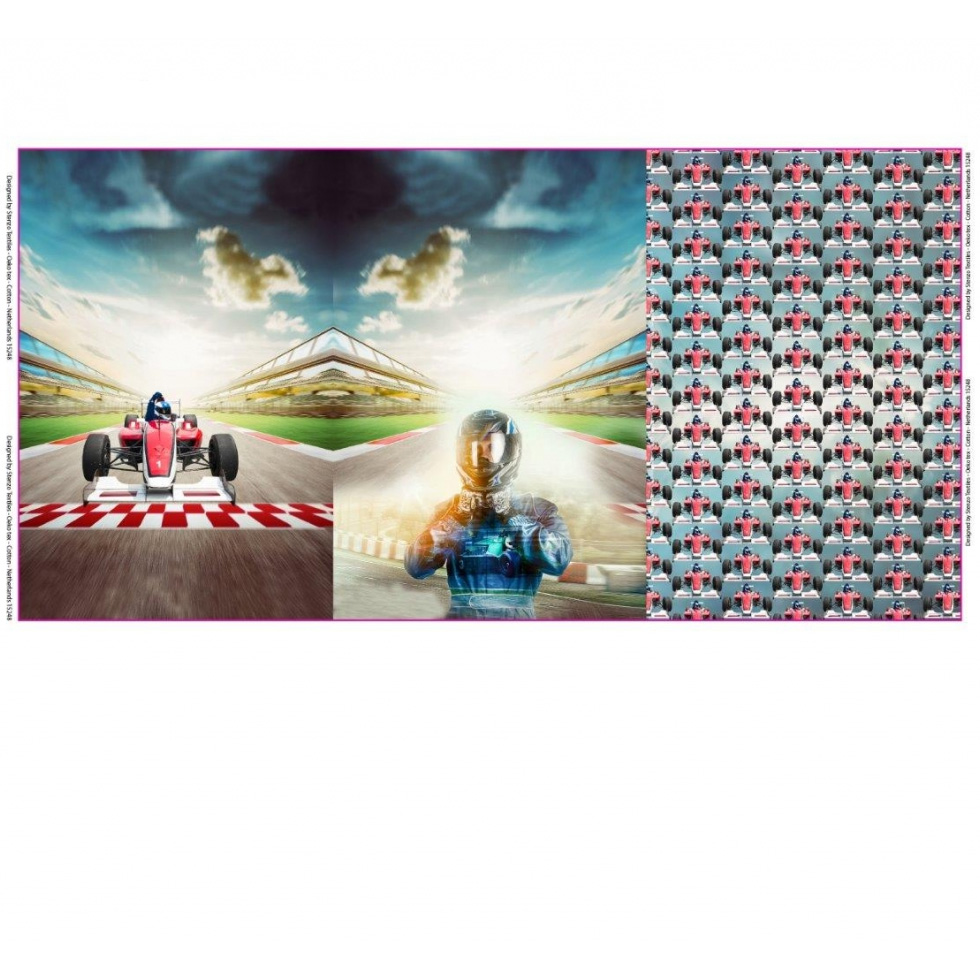 Stenzo Stoffe: Stenzo Jersey Stoffe Panel Formel Rennwagen Autos