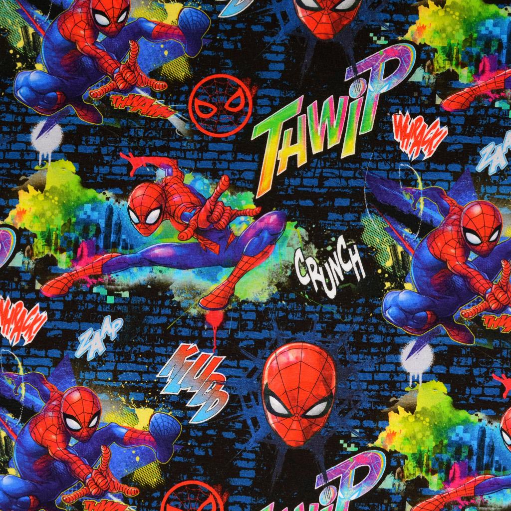 Baumwollstoff Avengers Jersey Stoff Marvel Comics Stoff Spiderman