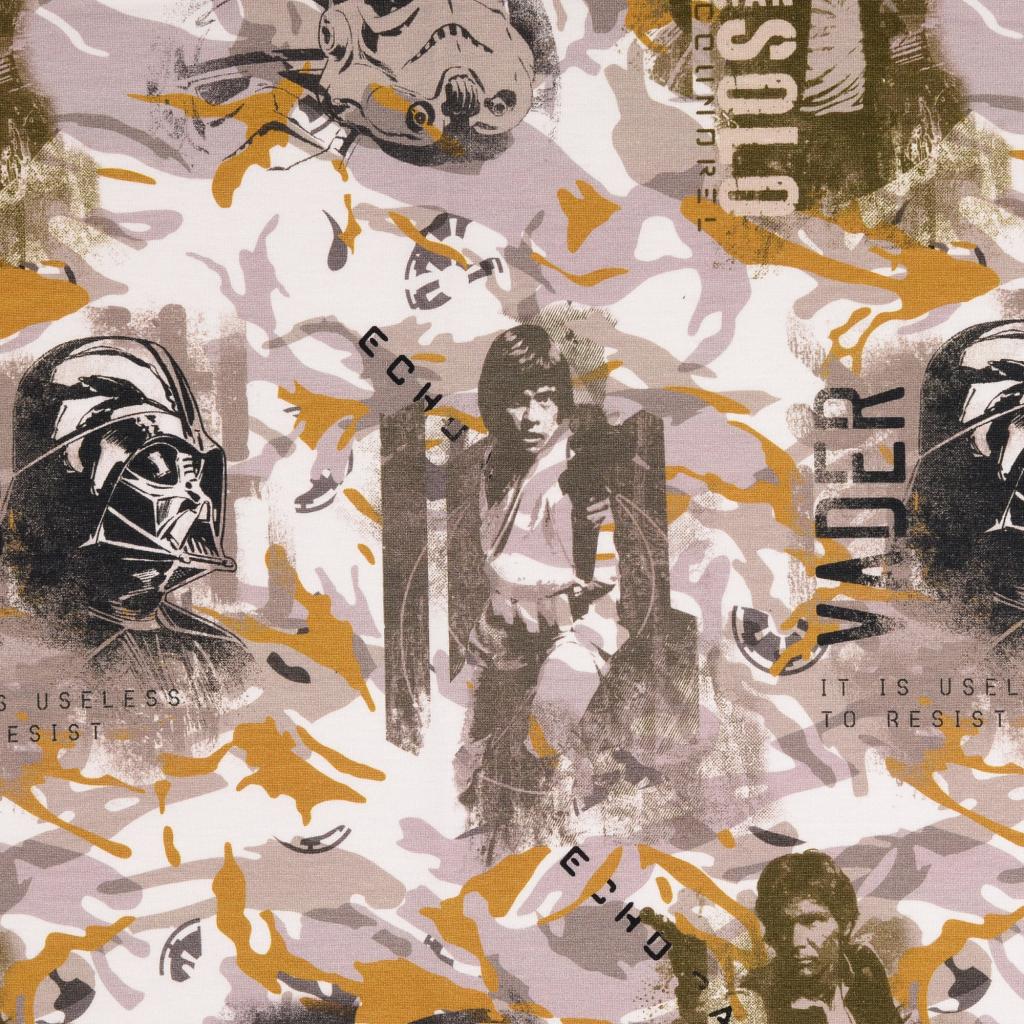 Star Wars Jersey Stoff STAR WARS JERSEY DIGITAL Stofftreff Santi®