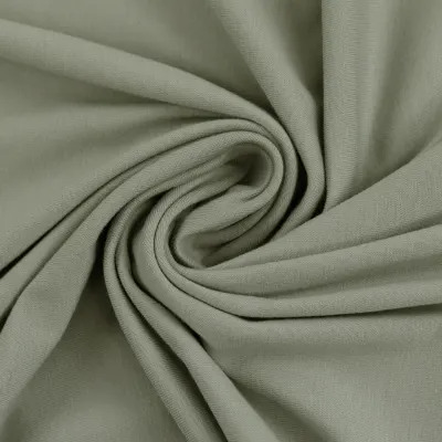Jersey Stoff Uni - grau