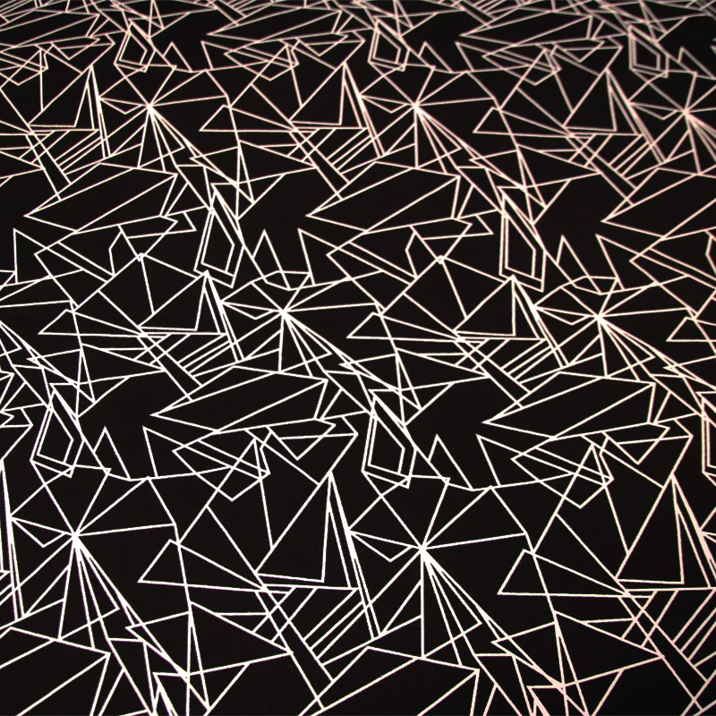 Jersey Stoffe Origami Computer Striche