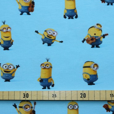 Jersey Stoff Minions Musiker