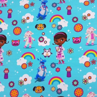 Jersey Stoff Doc McStuffins