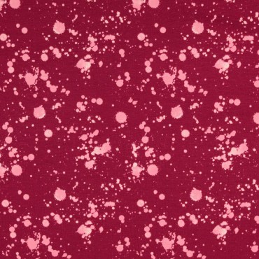 jersey_stoff_kombistoff_topen_punkte_spritzer_splashes_rot_rosa_1