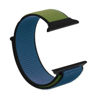 Loop Armband Sport für Apple Watch Blue Green 38mm / 40mm  / 41mm