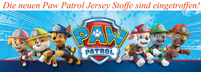 Neue Paw Patrol Stoffe Jersey